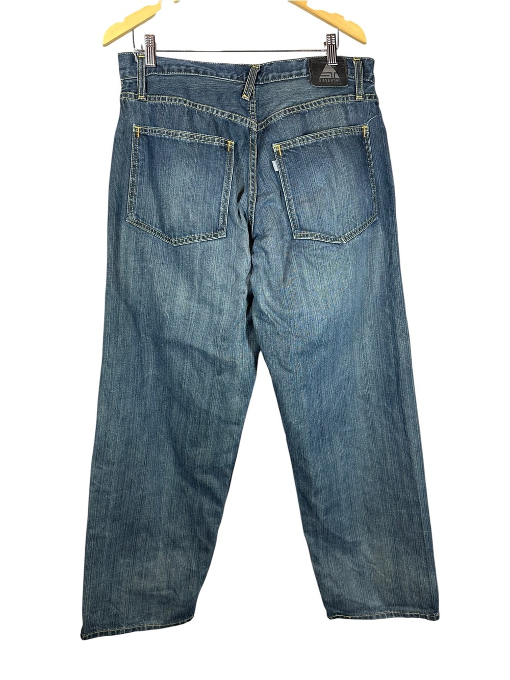 LEVI’S Silvertab Baggy 34 X 32 Blue Cotton Denim Jeans Y2K